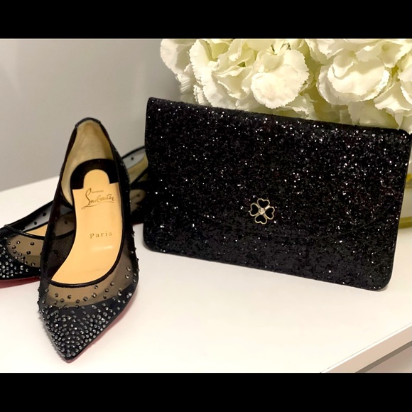 Kate spade ♠️ clutch- black